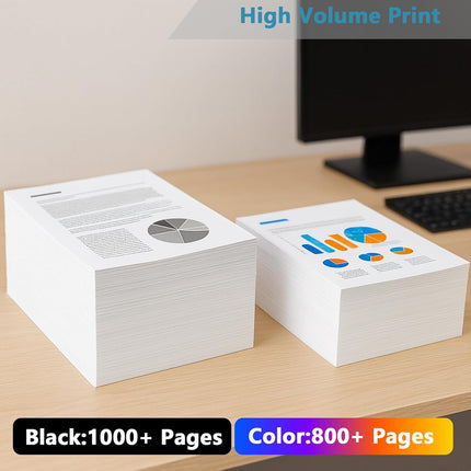 923e Ink Cartridges Compatible Replacement for HP 923 XL 923XL Work for OfficeJet 8120 8122 8123 8124 8125 8130 8132 8124e Pro 8135e 8138e 8139e 8130e 8132e Printer with V17.1.1 Chip (2-Pack,Black)