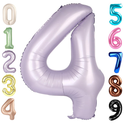 Number Balloons 5 Balloon Blue Birthday Decorations for Men Party, 40 Inch
