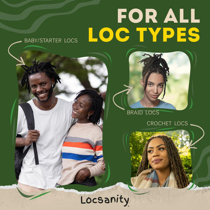 Loc Spray - Locsanity Daily Moisturizing Refreshing Spray for Dreadlocks, Locs, Sisterlocks - Passion Fruit Hair and Scalp Moisturizer for Dry Locs, Braids - Lightweight Plant-Based Care (4 fl oz)
