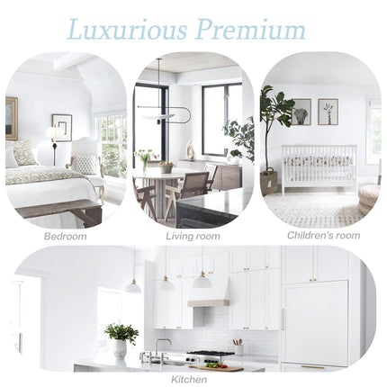 17.7''x118'' Peel and Stick Wallpaper White Contact Paper for New Environmentally Friendly Materials Thickening Upgrade Embossed Renter Friendly Wall Paper Modern Vinyl Wrap Countertop Bedroom