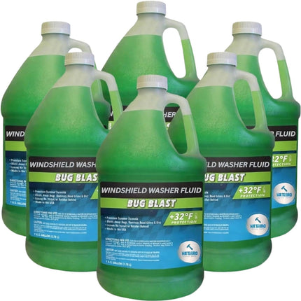 (6 Gallons) Bug Blast Windshield Washer Fluid - Premium Summ - image 1