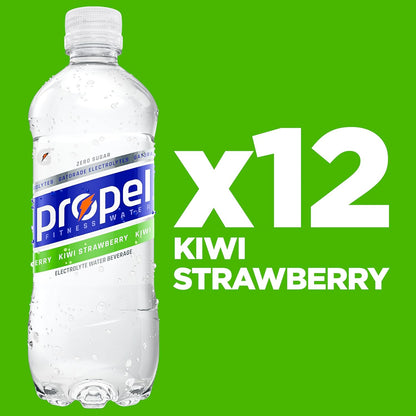 Kiwi Strawberry, Zero Calorie Sports Drinking Water with Electrolytes and Vitamins C&E, 16.9 Fl Oz (12 - photo 3