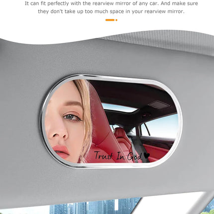 SCUARI 4PCS Car Stickers,Cars Decals,Car Accessories Trust in God Rearview Mirror Sticker,Auto Stickers and Decals,Auto Decals for Women,Trust in God Mirror Decoration,Fits Most Vehicles (Black)