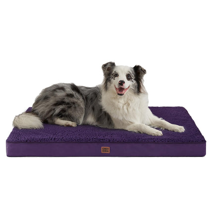 Cama ortopédica para perros grande con funda extraíble lavable, 41IN gris