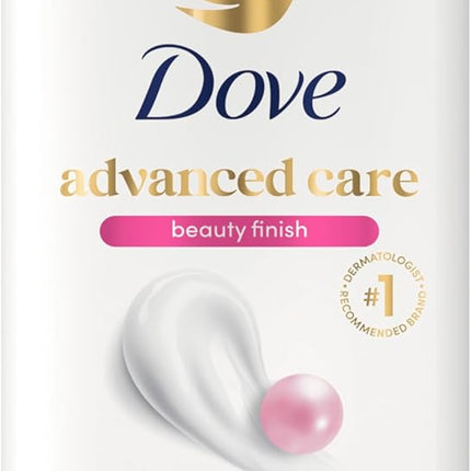Dove Advanced Care Antiperspirant Deodorant Stick Beauty Finish for Helping Repair Skin Barrier After Shaving, with 72-Hour Sweat & Odor Protection, 2.6 oz