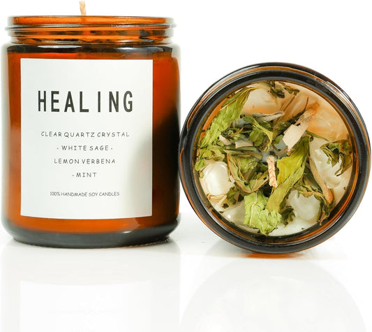 Healing Energy Candle for Soothing Aromatherapy