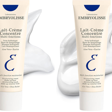 Lait-Crème Concentré Face Moisturizer and Makeup Primer, French Face Cream With Shea Butter & Aloe Vera