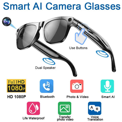Xiaomi HD Smart Glasses with accessories and included components