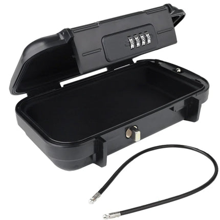 SEA LOCK MASTER Portable Safe Lockbox compact travel size in hand