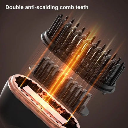 Portable hair straightener results smooth shiny straight hair