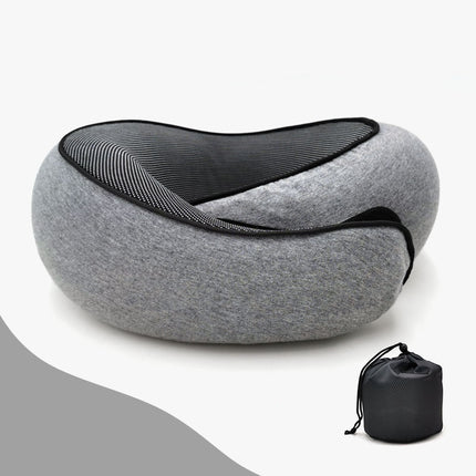 Memory Foam Neck Pillow Travel Snail Design - photo 7