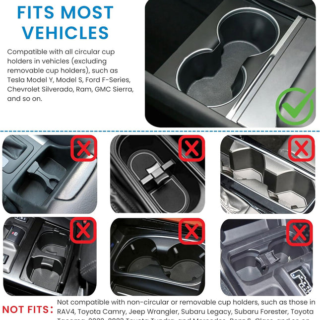 360° Rotating Wood Cup Holder Car Tray & Laptop Desk