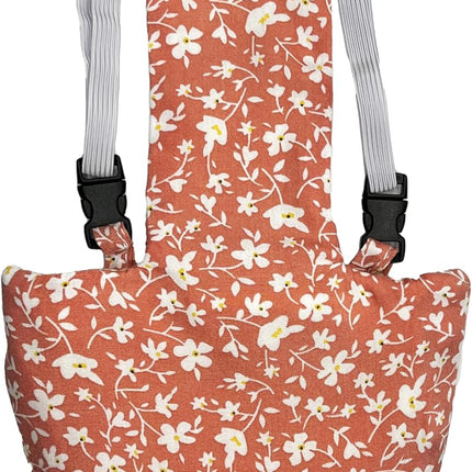 Chicken Diapers Duck Diaper Bird Diapers Diaperalls for Hens, Roosters, Ducks, Ducklings, Birds, Pigeons - Reusable, Adjustable by Uni Infinity (Pink Floral, Chicken Large, 1, Count)
