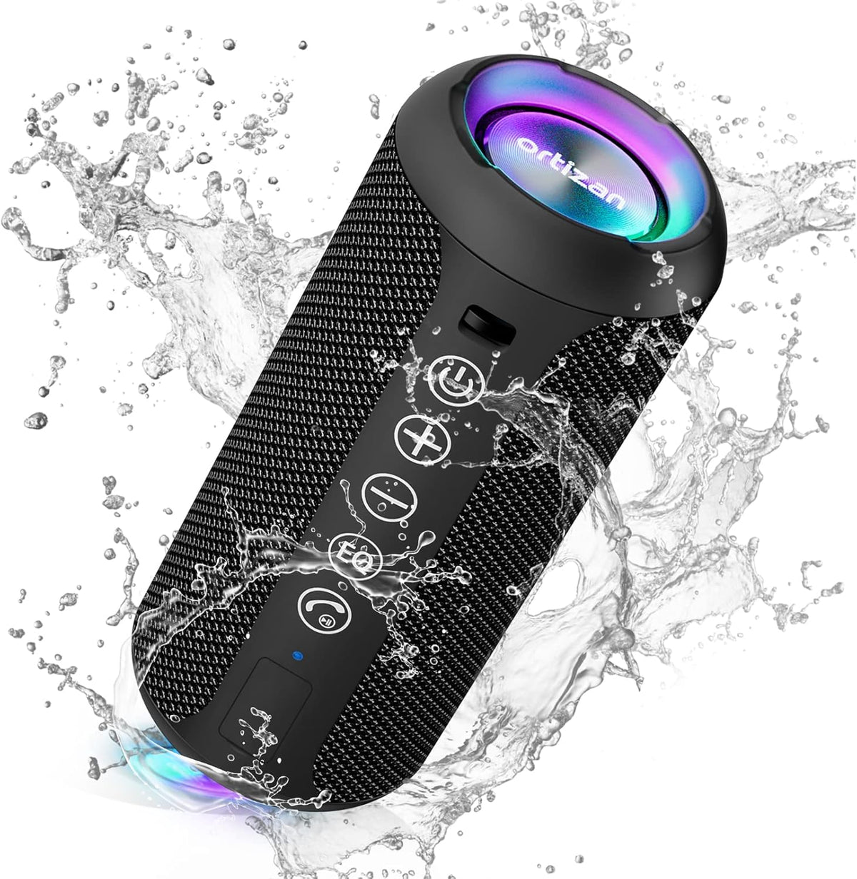 Portable Bluetooth Speaker (1nd Gen), IPX7 Waterproof, Wireless, Big Sound and Deep Bass, TWS Pairing, 30Hrs of