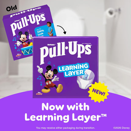 Pull-Ups Boys' Potty Training Pants, Size 6T-7T Training Underwear (55-75 lbs), 13 Count
