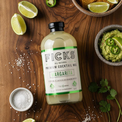 Ficks Premium Cocktail Mix (Margarita, 6pack - 32oz ea.)