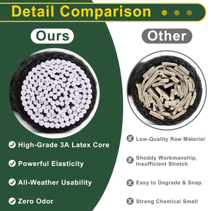 24 Inch Bungee Cords with Hooks 4 Pack
