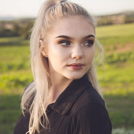 5-12 Pcs Nose Rings Hoops Nose Piercings Nose Piercing Jewelry Fake Nose Ring Fake Piercings Septum Lip Double Hoop Nose Ring Hoop Nose Rings for Women Clip On Helix Cartilage Hoop Earrings