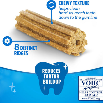 DentaLife Daily Oral Care Dog Treats for Small and Medium Dogs, Chewy Dental Treat to Freshen Breath and Fight Tartar, Chicken Flavor - 40 ct. Pouch