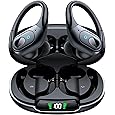 GNMN Wireless Earbuds 96hrs Playback Bluetooth Headphones Stereo Bass Earphones Microphone IPX7 Waterproof Headset for Sports/Gym