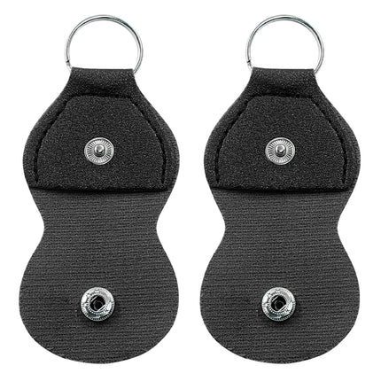 Guitar Picks Holder Case, Black + Brown, 2 Pcs