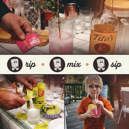 Espresso Martini Drink Mix - 12 Packets | Cocktail Mixers for Alcoholic Drinks | Low-Carb, Low-Sugar, Vegan, Gluten-Free | Travel Mocktail Mixers | Made in the USA