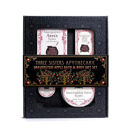 Three Sisters Bath & Body Boxed Gift Set (Gravenstein Apple)