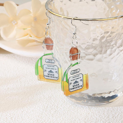 DAYANEY Cinco De Mayo Earrings For Women, Acrylic Dangle Earrings As Fiesta Party Accessories Cute Earrings As Mexican Gifts For Girls Fiesta Earrings As Mexico Holiday Jewelry