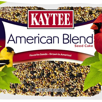Kaytee Wild Bird American Blend Seed Cake, 2.3 Pounds