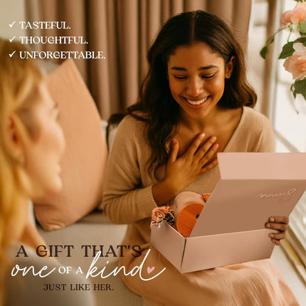 Sincerely, Me Will You Be My Nina Proposal Gift Box Set, Nina Gifts from Godchild, Nina Baptism Gift, Personalized Caja Regalo Nina, Godmother Keepsake for Spanish Families (GD2) (Blush, Chic)