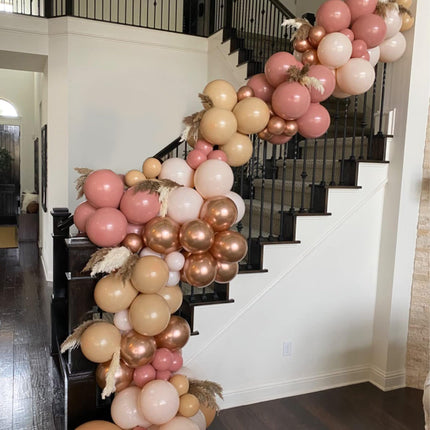 Retro Blush Pink Balloons 60 Packs 12 Inch Latex Balloons