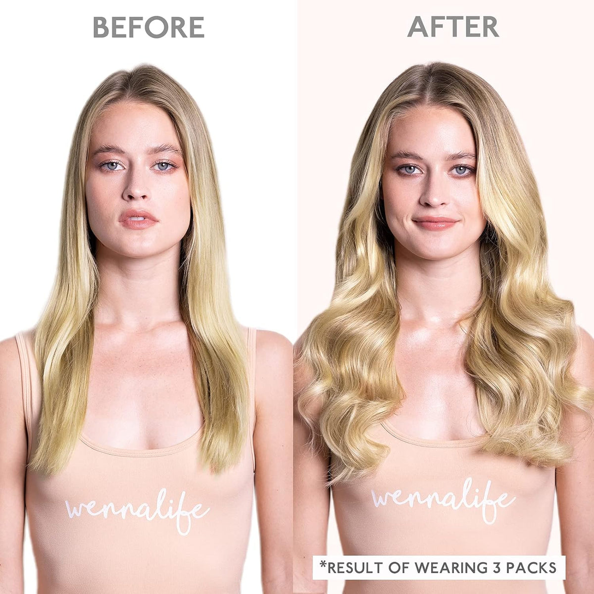 Tape in Hair Extensions Human Hair, 20pcs 50g 18 inch Light Blonde Highlighted Golden Blonde Remy Hair - photo 5