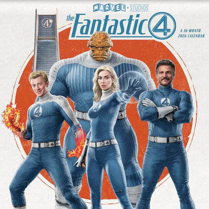 2026 Fantastic Four Wall Calendar