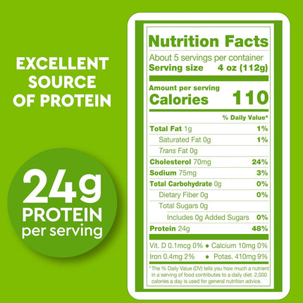 Just Bare® Natural Fresh Chicken Breast Fillets | No Antibiotics Ever | Boneless | Skinless | 1.125 LB