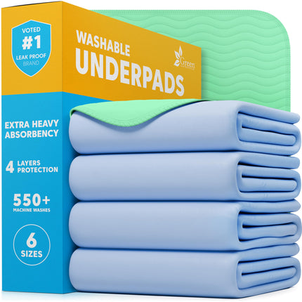 4 Pack 34" x 36" Bed Pads Washable Waterproof for Incontinence Adults, Kids - photo 8