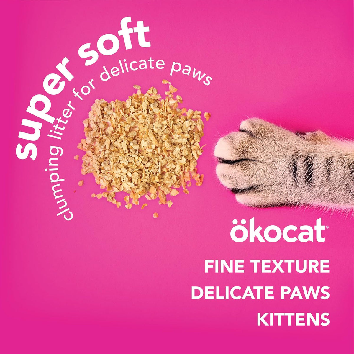 Super Soft Wood Clumping Cat Litter, Unscented, 10.6 pounds - Natural Ingredients, Stops Odor, Clumps - photo 3