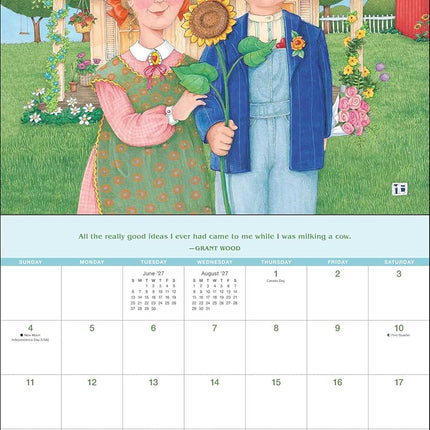 Mary Engelbreit's ME and the Masterpieces 2027 Deluxe Wall Calendar