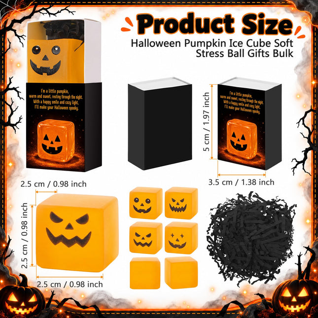 48 Sets Halloween Party Favors Pumpkin Gifts Bulk for Coworkers