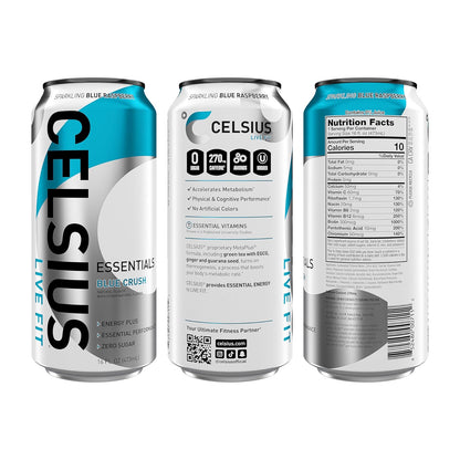 Sparkling Blue Crush, Sugar Free Performance Energy Drink, 16 Fl Oz (Pack of 12) - photo 3