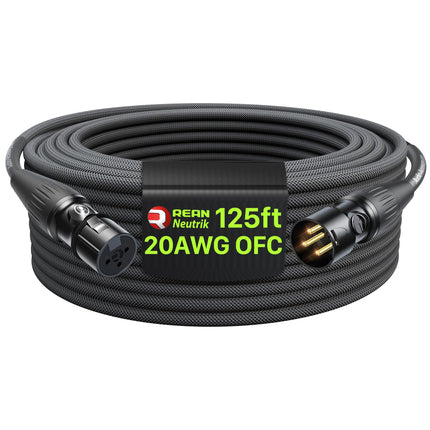 XLR Cables 10ft, Neutrik REAN Connectors, Dual Shielded