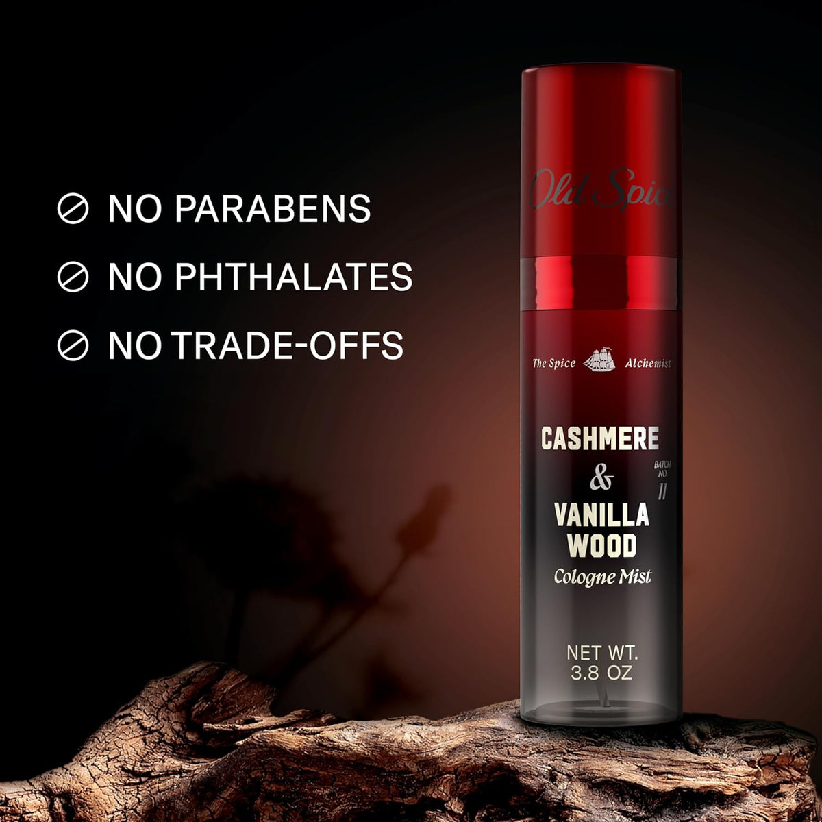 Cashmere + Vanilla Wood Cologne Mist for Men, 3.8 oz - photo 3