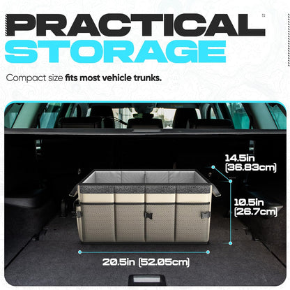 Trunk Organizer For SUV Car Trunk Organizer, Foldable Storage, Car Accessories for Women Men - photo 4