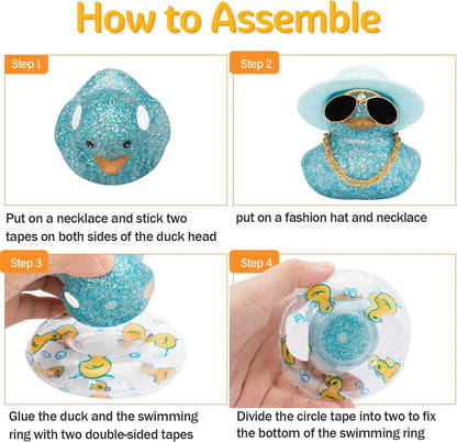 Car Duck Dashboard Ornament with Accessories - photo 3