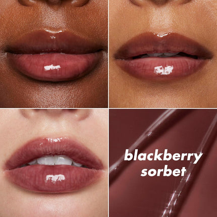 e.l.f. Glow Reviver Melting Lip Balm, Hydrating Tinted Lip Balm For A Glossy Finish & Soft, Supple Lips, Vegan & Cruelty-Free, Blackberry Sorbet