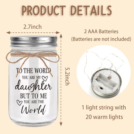 Gifts for Daughter, Daughter Birthday Gifts from Mom Dad, Mother