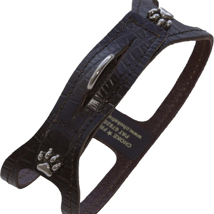 ChokeFree Pet Shoulder Collar, 25", Croco Black