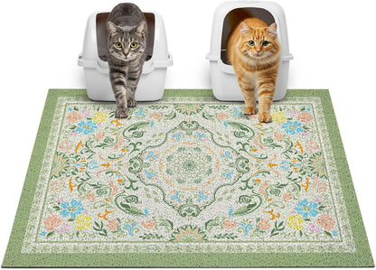 Cat Litter Mat with Non-Slip Bottom, 33" x 22"