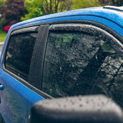 AVS] In-Channel Rain Guards For 2016 - 2023 Toyota Tacoma DOUBLE/EXT CAB ONLY | Window Vent Visors, 4 pcs. - Smoke | 194768