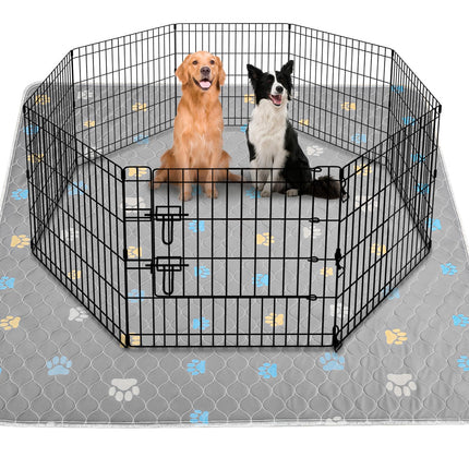 Washable Pee Pads for Dogs, 2 Pack Reusable Puppy Pads, 24''x36''