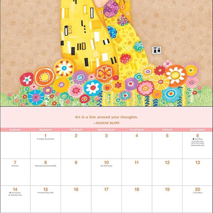 Mary Engelbreit's ME and the Masterpieces 2027 Deluxe Wall Calendar